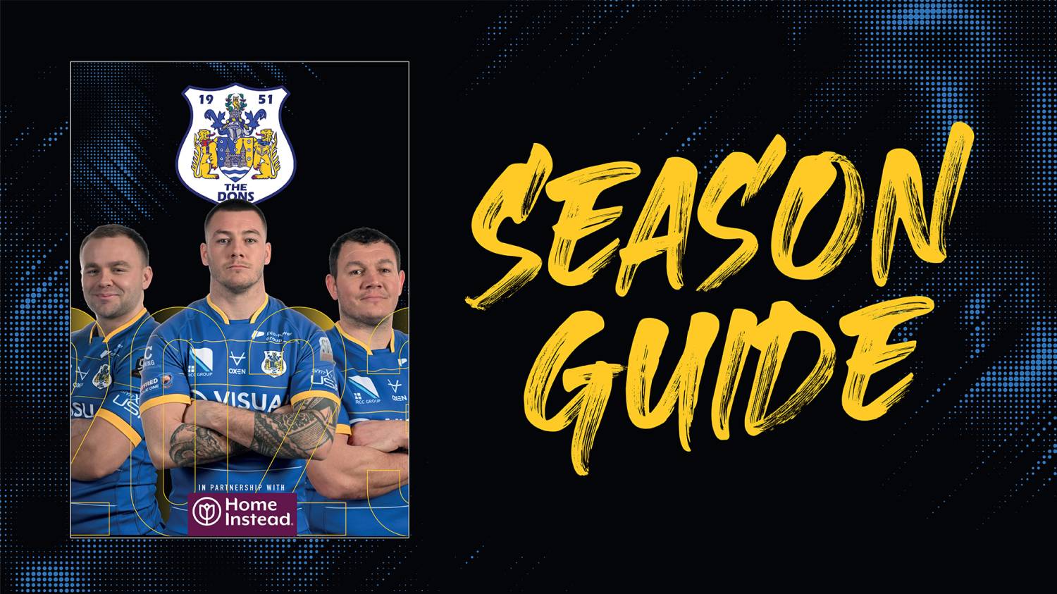 NEWS Dons Launch New Season Guide football-ticket-card-modern-design-invitation-to-football-match-to