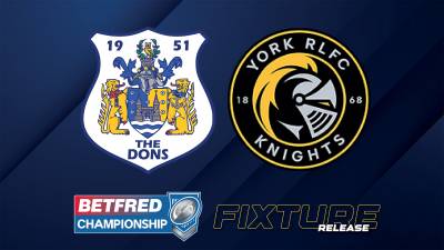 NEWS | First Betfred Championship home fixture announced