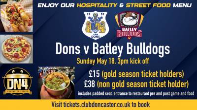NEWS | Enjoy hospitality at the Batley game for just £38