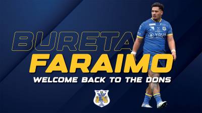 NEWS | Welcome back Bureta Faraimo
