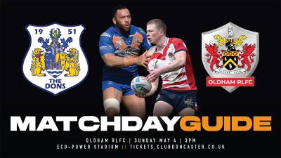 MATCHDAY GUIDE | Dons v Oldham RLFC