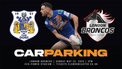 CAR PARKING | Dons v London Broncos