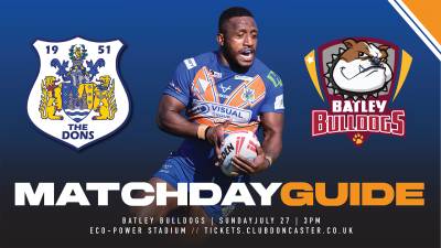 MATCHDAY GUIDE | Dons v Batley Bulldogs