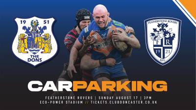 CAR PARKING | Dons v Featherstone Rovers
