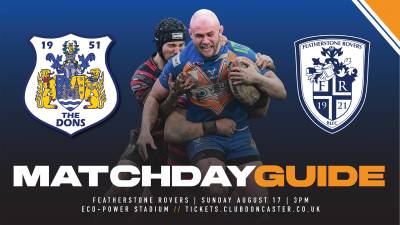 MATCHDAY GUIDE | Dons v Featherstone Rovers