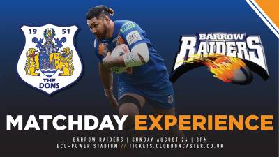 MATCHDAY EXPERIENCE | Dons v Barrow Raiders