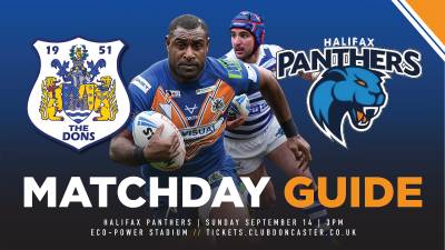 MATCHDAY GUIDE | Dons v Halifax Panthers