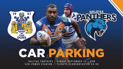 CAR PARKING | Dons v Halifax Panthers