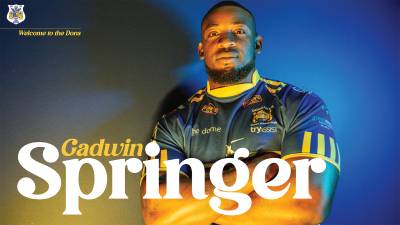 Dons add prop Gadwin Springer as latest new signing