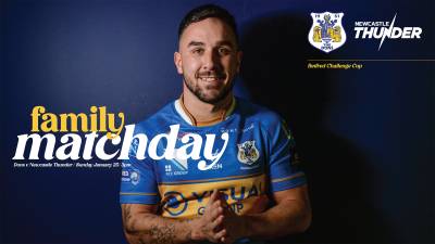 Enjoy a family matchday this Sunday as we take on Newcastle Thunder