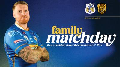 Enjoy a family matchday this Saturday as we take on Super League Castleford Tigers