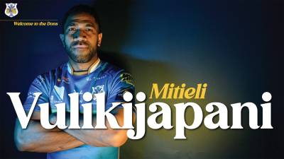 Dons welcome experienced Fiji-born winger Mitieli Vulikijapani