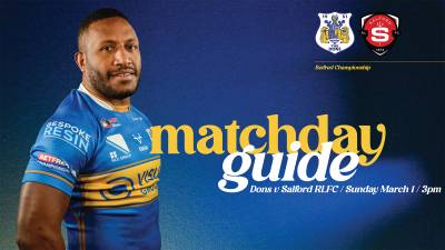 Matchday Guide | Dons v Salford RLFC 