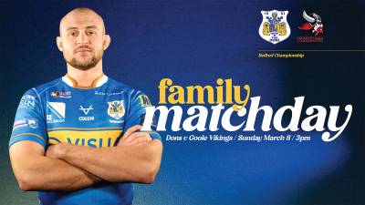 Enjoy a family matchday this Sunday as Goole Vikings visit the Eco-Power Stadium