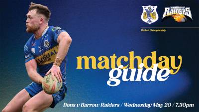 Matchday Guide | Dons v Barrow Raiders