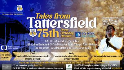 75th Birthday Dinner – Tales from Tattersfield